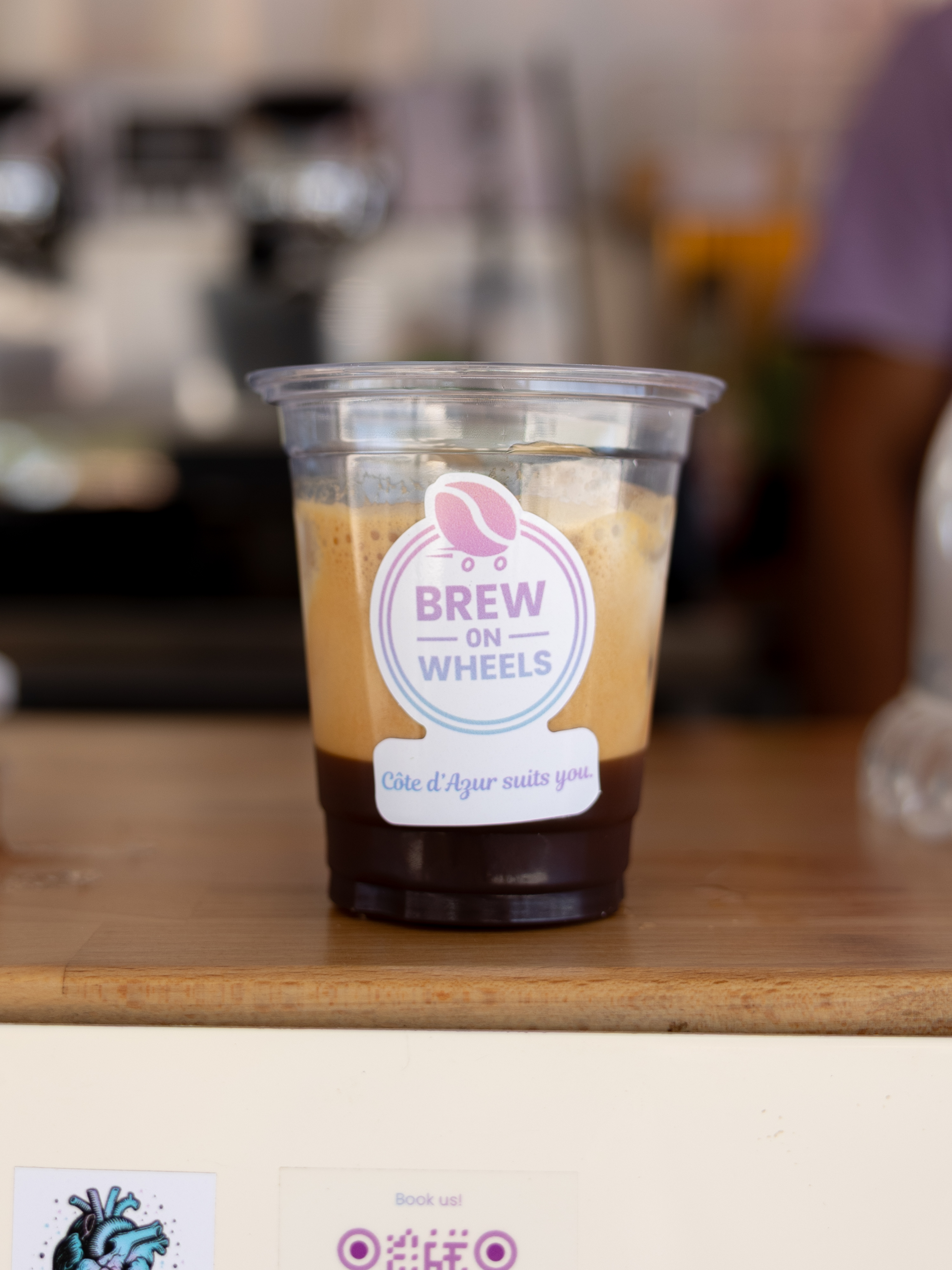 Freddo Espresso shaken over ice.